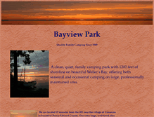 Tablet Screenshot of bayviewpark.ca
